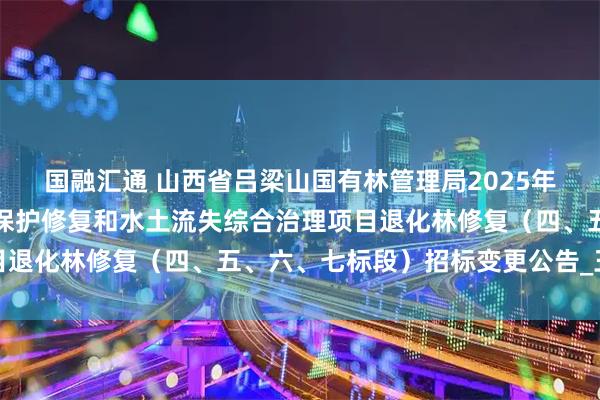 国融汇通 山西省吕梁山国有林管理局2025年吕梁山（临汾片）生态保护修复和水土流失综合治理项目退化林修复（四、五、六、七标段）招标变更公告_王先生